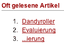 Dandyroller bei duden.de ganz oben