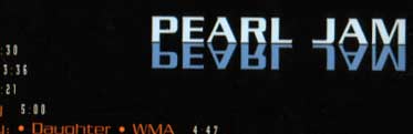 Ausschnitt aus einem CD-Cover von Pearl Jam