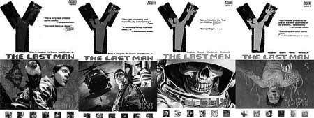 Y - The last man (Ausgabe der Graphic Novel-Bände 1 bis 4, by Vertigo)