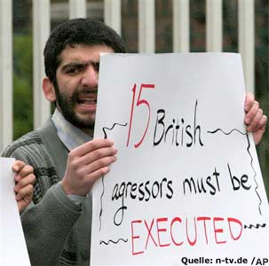 Iranischer Demonstrant, Quelle: n-tv.de/ AP