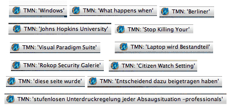 Suchbegriffe von Track Me Not