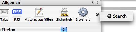 Einstellungen von Safari