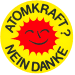 Atomkraft - Nein Danke-Aufkleber