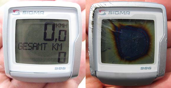 Sigma Bike Computer Ein heiler und der kaputte BC 906 von Sigma